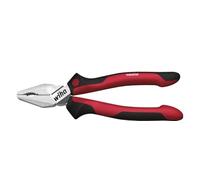 Wiha Alicates universales Industrial con DynamicJoint® y OptiGrip con filo de corte extralargo 180 mm, 7" (30826)