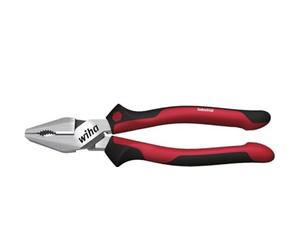 Wiha Alicates universales Industrial con DynamicJoint® y OptiGrip con filo de corte extralargo 225 mm, 9" (34567)