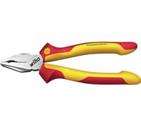 Wiha Alicates universales Professional electric con DynamicJoint® y OptiGrip con filo de corte extralargo 200 mm, 8" (27419)