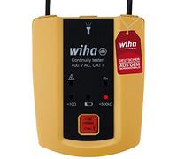Wiha Comprobador de continuidad hasta 400 V CA, CAT II, incluye 2 pilas AAA I con función de linterna I con indicador LED muy fuerte (45222)