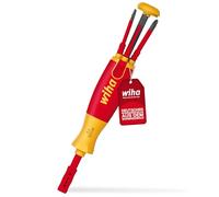 Wiha Destornillador con cargador LiftUp electric Ranurado, Phillips con 6 slimBits (38612)