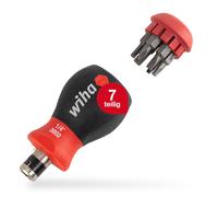 Wiha - Destornillador con cargador Stubby - 335 x 125 x 98 mm