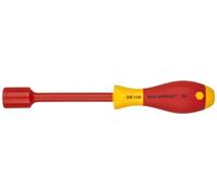 Wiha Destornillador de tuerca aislado 32280, 1000 voltios, 5/8 x 125 mm