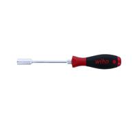 Wiha Destornillador SoftFinish® con llave de vaso hexagonal con varilla redonda y prolongación hexagonal 10.0 mm x 125 mm (01095)