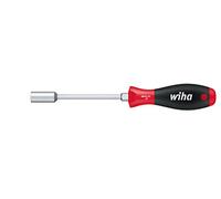 Wiha Destornillador SoftFinish® con llave de vaso hexagonal con varilla redonda y prolongación hexagonal 9.5 mm x 3/8" x 125 mm (02839)