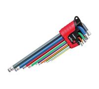 Wiha Ergostar Magicring Color Hex Bola Extremo L-KEY Juego, 9 Piezas WHA43850