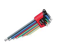Wiha Ergostar Magicring Color Hex Bola Extremo L-KEY Set, 9 Piezas WHA43850
