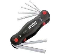 WIHA 351-PG7 - Juego de llave de pin, llave Allen, 2-8, 7 piezas, Pocketstar