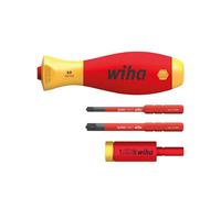 Wiha Juego adaptadores par apriete Easytorque Electric – Soporte Slimvario y Slimbits Sl/pz, 4 unid.