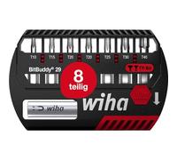 Wiha Juego de bits BitBuddy®, bits en TY de 29 mm TORX®, de 9 unid. de 1/4" C6,3 (42136)