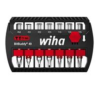 Wiha BitBuddy® Juego de Puntas TY, 7 Piezas (49mm, Cumple DIN/ISO)