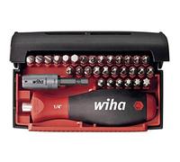 Wiha Juego de bits Collector Standard de 25 mm en surtido, de 33 unid. de 1/4" C6,3 incl. caja (34686)