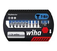 Wiha Juego de bits FlipSelector 41824 25 mm en T 1/4" C6,3 Phillips, Pozidriv, TORX