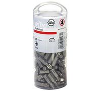 Wiha Juego de bits Standard de 25 mm TORX® (T25) de 100 unid., de 1/4" en envase grande (40464)