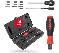 Wiha Juego de destornilladores dinamométricos TorqueVario-S 0,8-5,0 Nm TORX/TORX PLUS 14 unidades