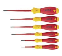 Wiha Juego de destornilladores SoftFinish® electric slimFix TORX® Tamper Resistant (con taladro), de 6 unid. (41245)