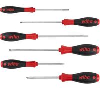 Wiha Juego de destornilladores SoftFinish® ranurados, Phillips, de 6 unid (07152)