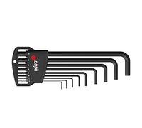 Wiha Juego de llaves Allen en soporte Classic hexagonales, de 10 unid., acabado en oxidación negra (06386)