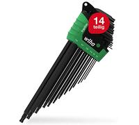 WIHA 43847 - Juego de llave de pin en soporte ErgoStar, 14 piezas