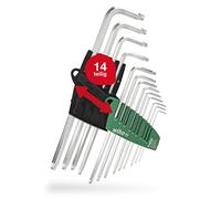 WIHA 39104 - Juego de llaves de pin en soporte ProStar, TORX®, 14 piezas