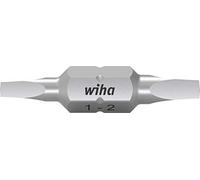 Wiha - Juego de puntas para destornillador (doble punta, cuadrado interior, 10 piezas) En caja (43870).