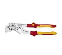 Wiha Llave de alicate Professional electric 250 mm (ajuste sin presión de congestión, función de carraca, para electricistas) 44314