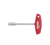 Wiha Llave de vaso con mango corredizo Cuadrado interior niquelado brillante 10 mm (01007)