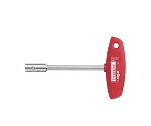 Wiha Llave de vaso con mango corredizo Cuadrado interior niquelado brillante 8 mm (01006)