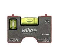 Wiha Mini nivel de burbuja Pocket I 10 cm con imán I formato bolsillo