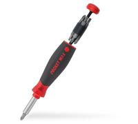 Wiha PocketMax 45292 - Juego de destornilladores magnéticos (8 piezas, con cargador de bits, 1/4 pulgadas, con ranura de bits, Phillips, Pozidriv/TORX