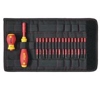 Wiha Softfinish Eléctrico Delgado Screwdriver Juego, 19 Piezas WHA41231