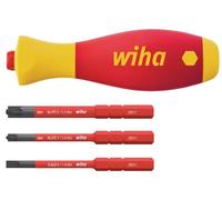 Wiha Softfinish Eléctrico Delgado Screwdriver Juego, 4 Piezas WHA43449