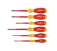 Wiha Softfinish Eléctrico Sl / Ph / Pzs Screwdriver Set, 6 Piezas WHA38362