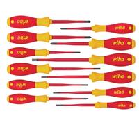 Wiha Softfinish Eléctrico Slimfix Juego Screwdriver Juego, 12 Piezas WHA41003