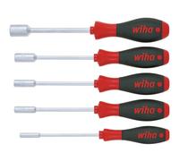 Wiha Softfinish Hex Tuerca Conductor Juego, 5 Piezas WHA01034