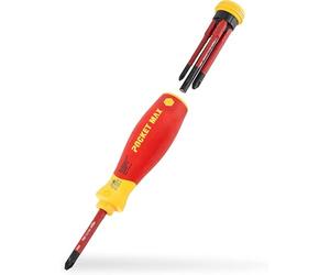 Wiha Vde Pocket Max Ph/Pz/Sl 4 piezas, rojo