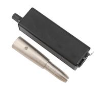 WIHFHGZ Amplificador de Auriculares Portátil, Conversor XLR a 3.5MM, Amplificador Pasivo de Aluminio para Uso en Escenarios - Control de Volumen Ajustable, Sin Necesidad de Fuente de