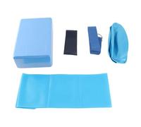 WIHFHGZ Bloques de Yoga, Set de 5 Piezas, Ligero y Resistente - Mejora Tu Flexibilidad y Fuerza, Ideal para Pilates y Fitness
