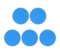 WIHFHGZ Bola Saltarina de Goma 6cm, 5 Piezas, Juego de Pelotas para Ejercicio de Mano, Color Amarillo Portátil - Segura, Ecológica, Ideal para Piscinas y Playas (Azul)
