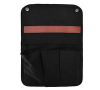 WIHFHGZ Bolsa de Almacenamiento para Silla de Camping, Capacidad Grande, Múltiples Bolsillos, Lona Resistente, Bolsa Colgante para Reposabrazos - Ligera, Práctica y Portátil para Playa y (Negro)