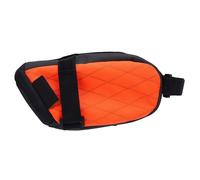 WIHFHGZ Bolsa para Sillín de Bicicleta 1,3L Capacidad, Pouch Bajo Asiento Resistente y Impermeable para Mountain y Bicicletas de Carretera - Diseño Duradero, Fácil Instalación, Ideal par (Naranja)