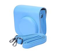 WIHFHGZ Bolsa Protectora para Cámara Mini8 / 8 + / 9, Funda de Cuero PU Ligera y Portátil, Color Azul Profundo - Ajustable, Duradera, Ideal para Fotógrafos (Azul Claro)