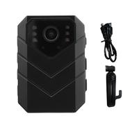 WIHFHGZ Cámara Corporal con Clip Trasero, Grabadora de Video Portátil 4K HD, Visión Nocturna, Resistente al Agua, Estabilizador de 6 Ejes - Grabación Estable, Duración de Batería