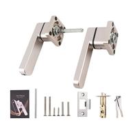 WIHFHGZ Cerradura de Puerta Inteligente con Huella, Manija y 4 Métodos de Acceso, Aluminio Negro - Seguridad Avanzada y Control APP Tuya para Hogar y Oficina (Negro Plata)