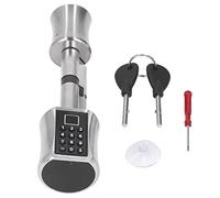 WIHFHGZ Cilindro de Cerradura Inteligente, Huella Digital y Contraseña, 40-100 mm - Acceso Multimétodo y Anti - espionaje Virtual para Hogar y Oficina