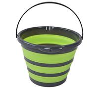 WIHFHGZ Cubo Plegable Portátil de 10L, Contenedor de Agua Manual, Material Ecológico PP y TPR - Diseño Compacto, Fácil de Transportar, Ideal para Pesca y Actividades al Aire Libre