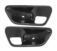 WIHFHGZ Cubre Manijas Interiores para Puerta, Juego 2 Piezas, Fibra de Carbono, Compatible con Serie 3, 4 y 5, Izquierdo y Derecho - Instalación Fácil, Reemplazo Duradero para Automóvile