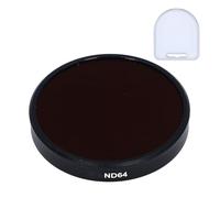 WIHFHGZ Filtro ND para Cámara de Acción, Vidrio Óptico con Recubrimiento HD, Marco de Aleación de Aluminio, Ligero y Duradero - Mejora Fotos y Videos, Reduce Reflejos y Protege Lente par (ND64)