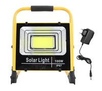 WIHFHGZ Foco LED Recargable 100W 20000LM 6000K IP67 Resistente Agua - Batería Larga Duración, Linterna Solar Portátil, Luz LED Para Trabajo y Exterior