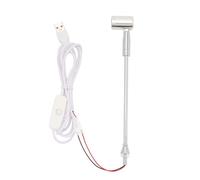 WIHFHGZ Foco pequeño LED, aleación de aluminio alimentada por USB, rotación de 180 grados, larga vida útil para pintura de joyería artística (Luz blanca)